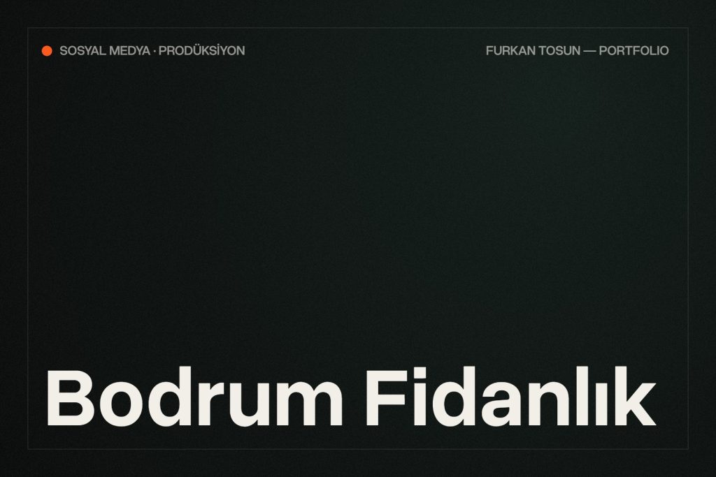 Bodrum Fidanlık